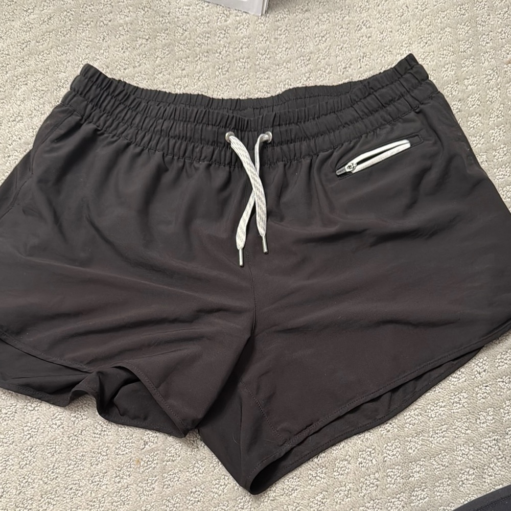 Vuori Black Clementine Shorts